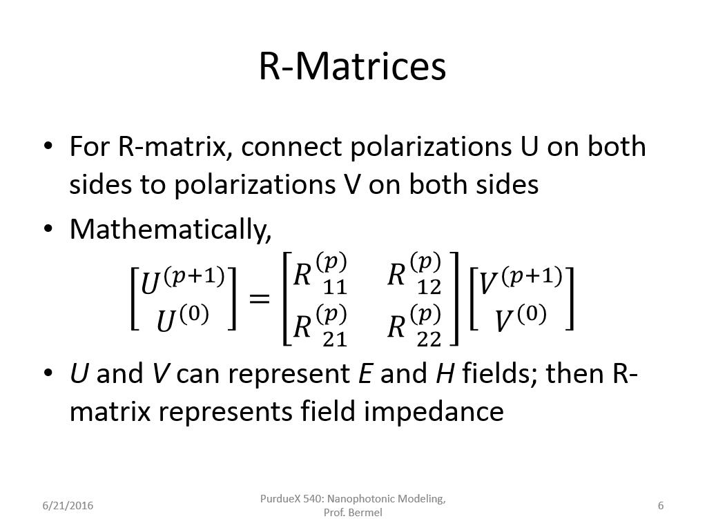 R-Matrices