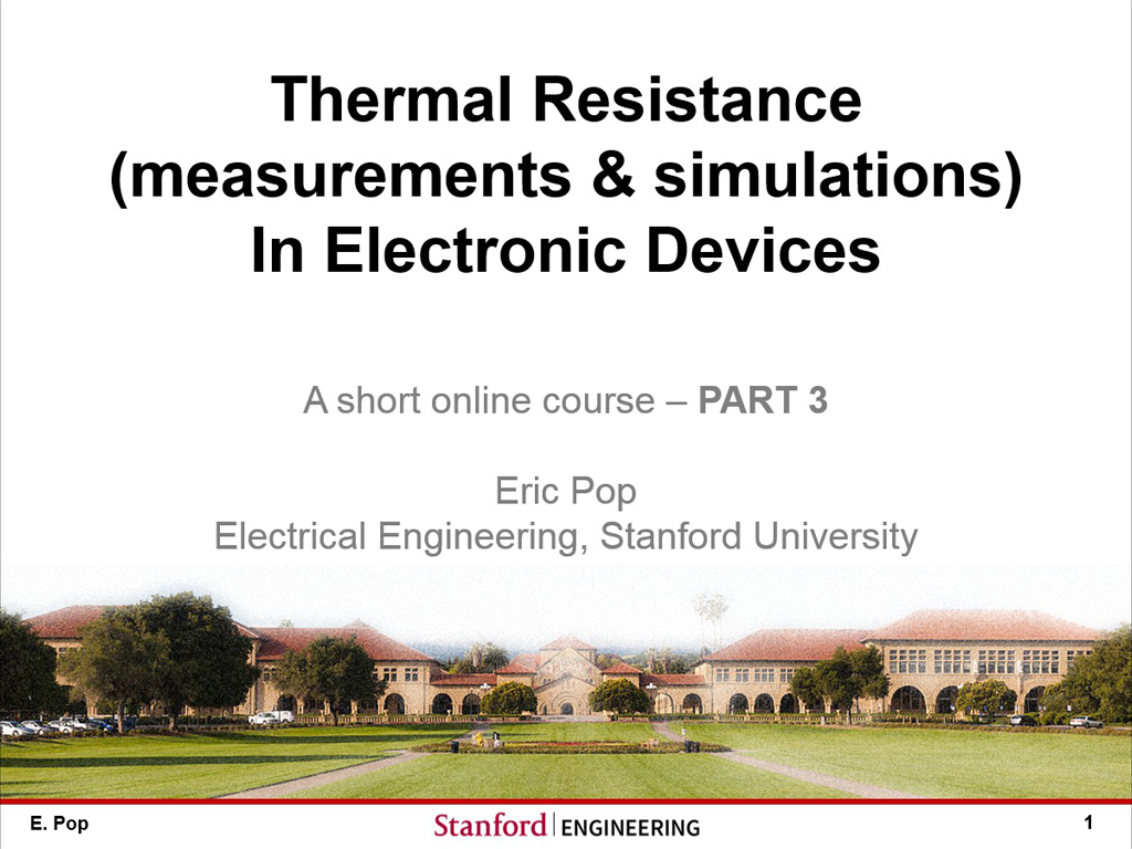 Part 3: Thermal Resistance and Estimates