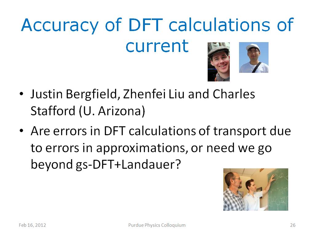 Accuracy of DFT calculations of current