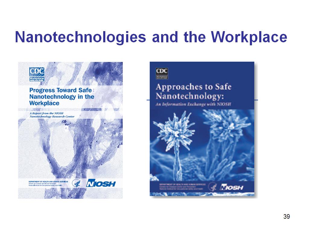 Nanotechnologies and the Workplace