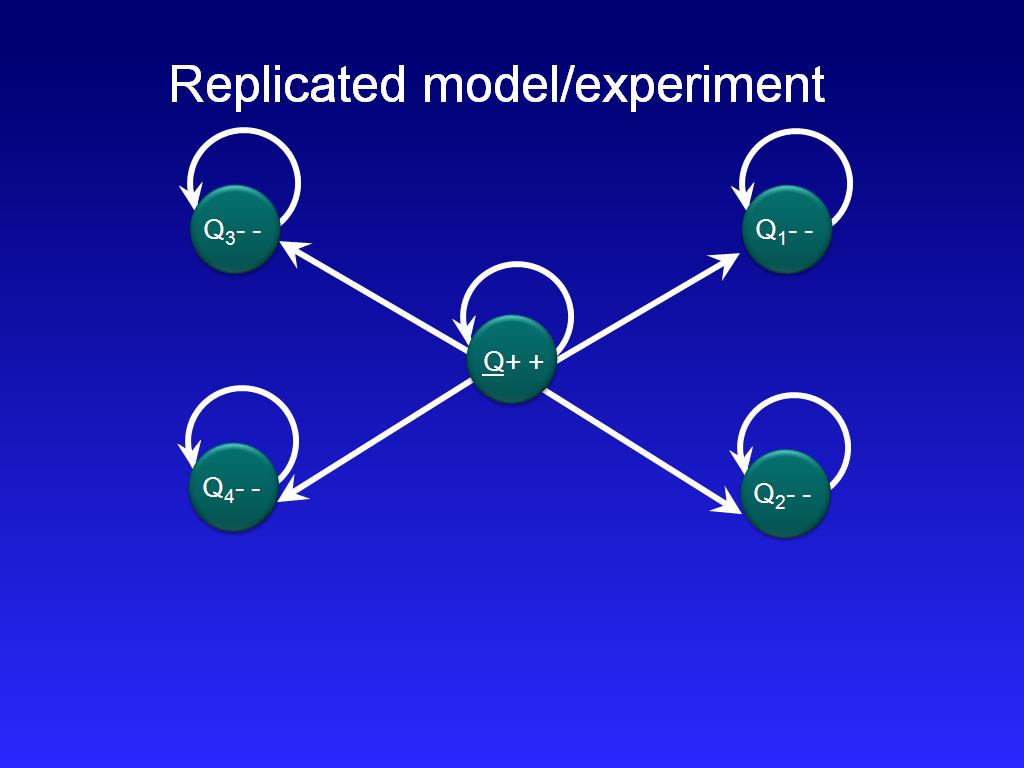 Replicated model/experiment
