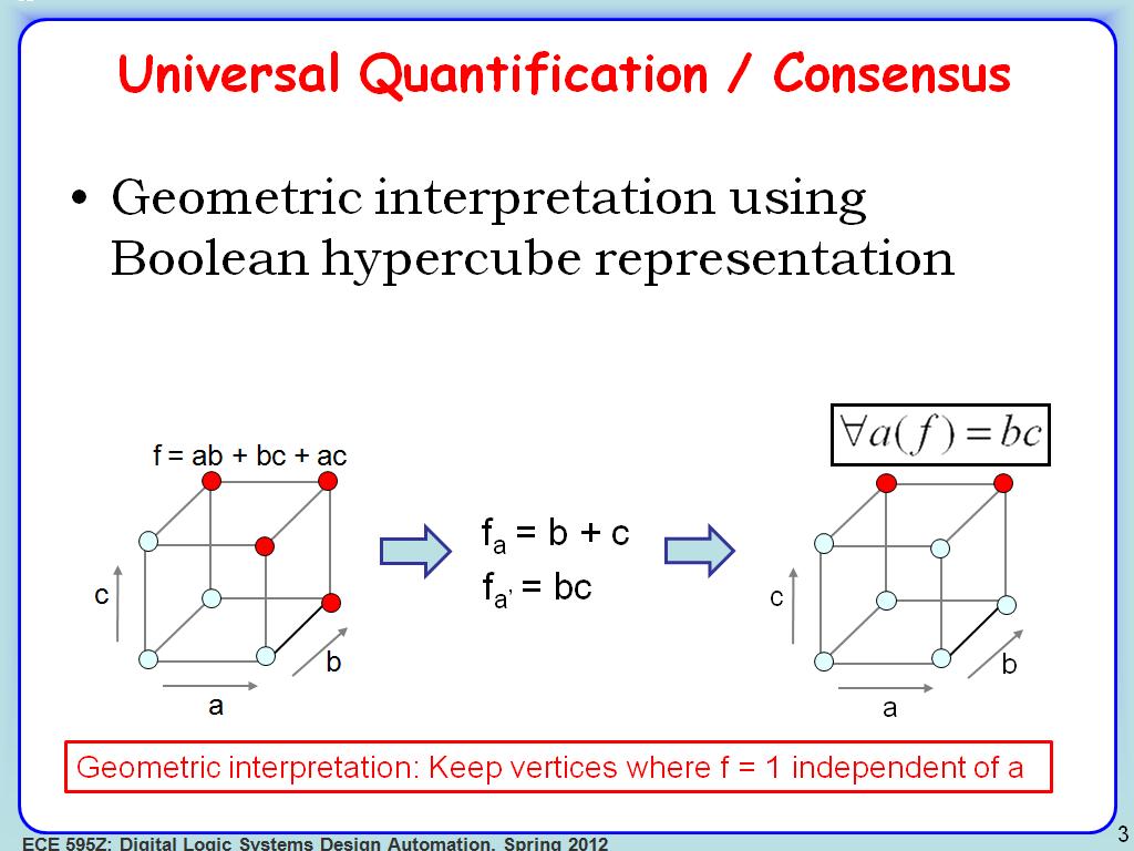 Universal Quantification / Consensus