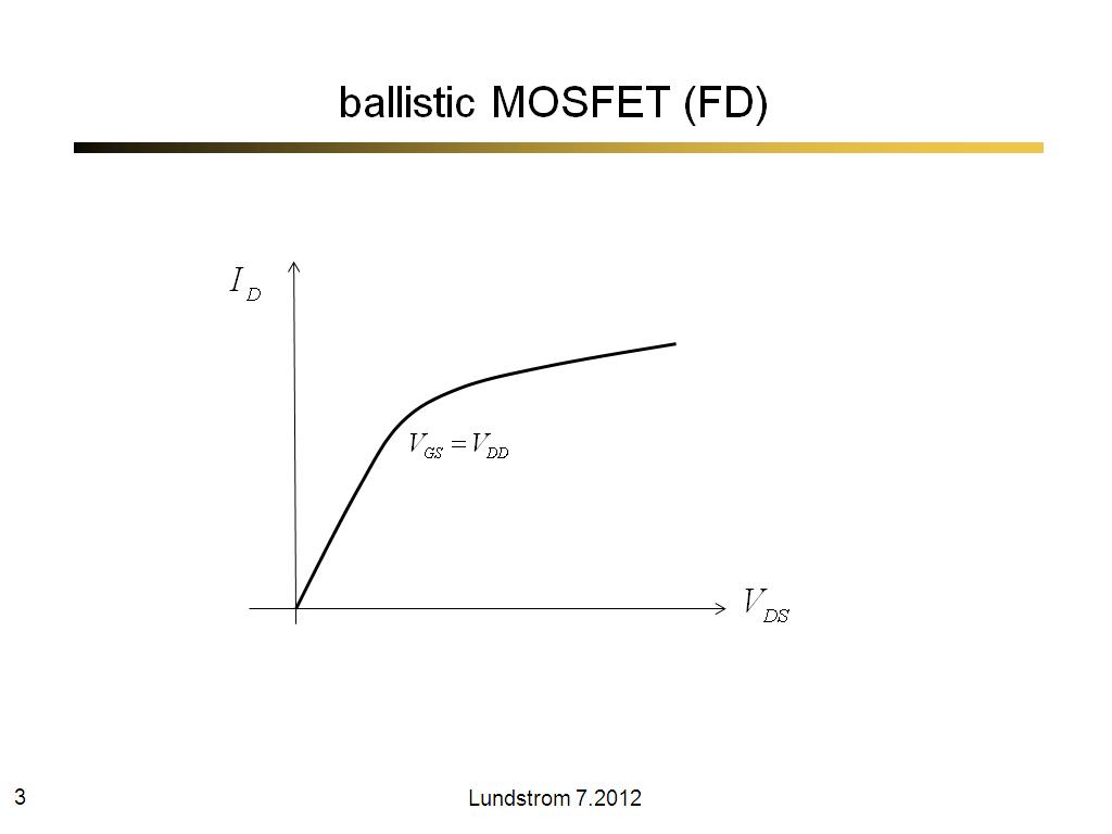 ballistic MOSFET (FD)