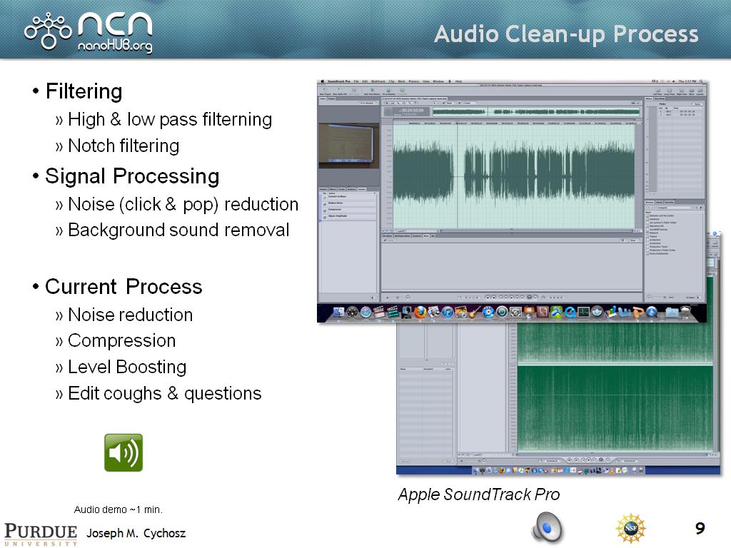 Audio Clean-up Process
