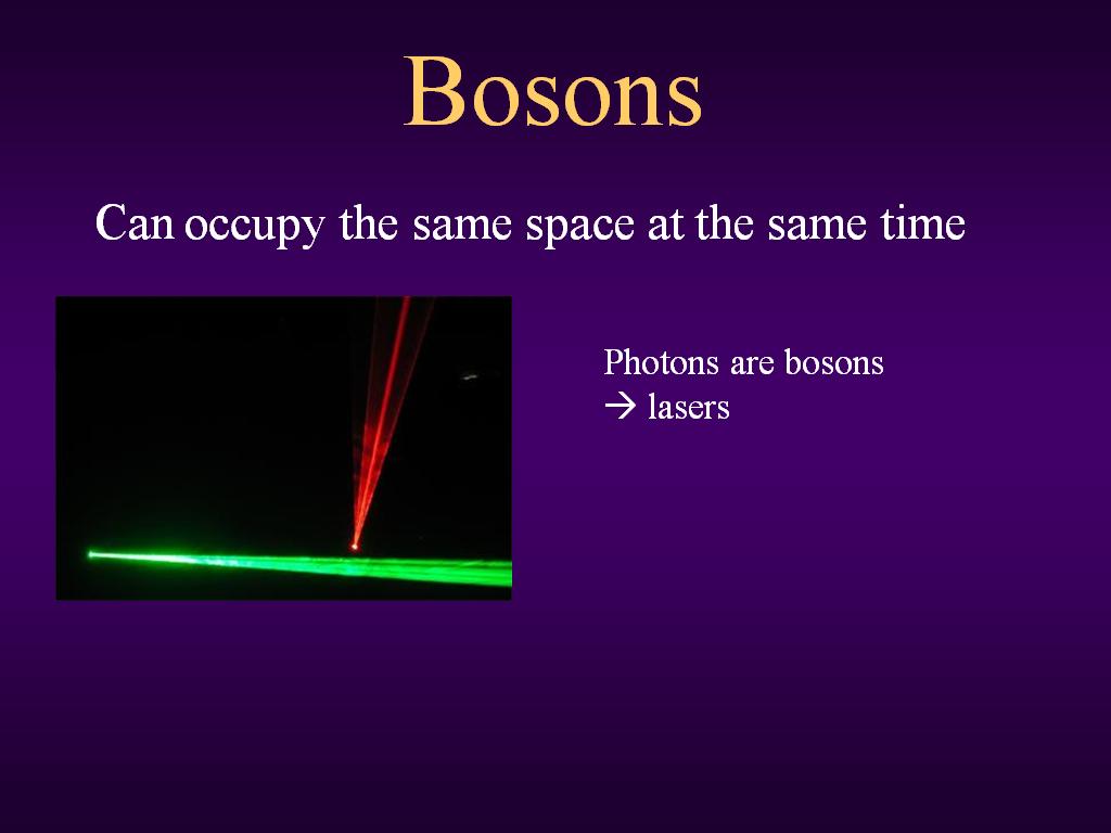 Bosons