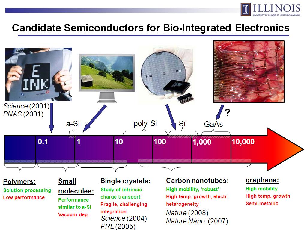 Candidate Semiconductors for Bio-Integrated Electronics