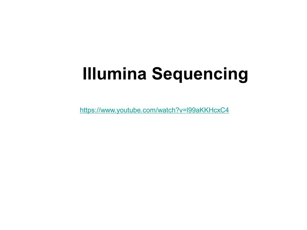 Illumina Sequencing