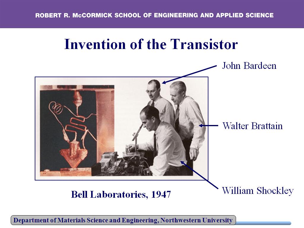 Invention of the Transistor