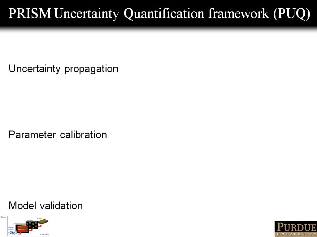 PRISM Uncertainty Quantification framework (PUQ)