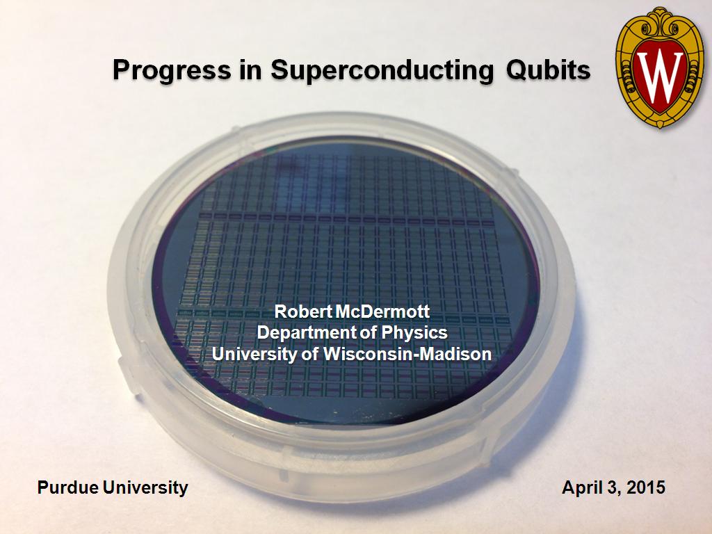 Progress in Superconducting Qubits