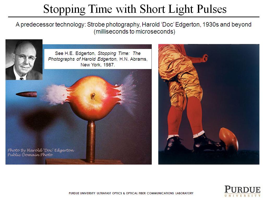 Stopping Time with Short Light Pulses