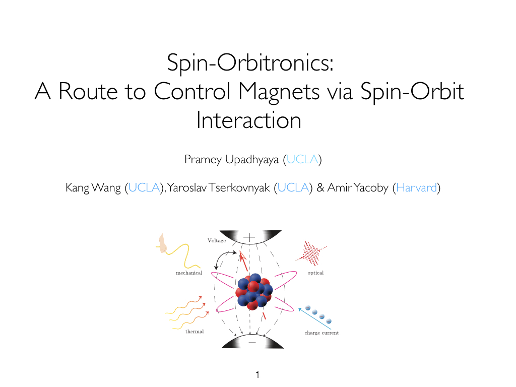 Spin-Orbitronics: A Route to Control Magnets via Spin-Orbit Interaction
