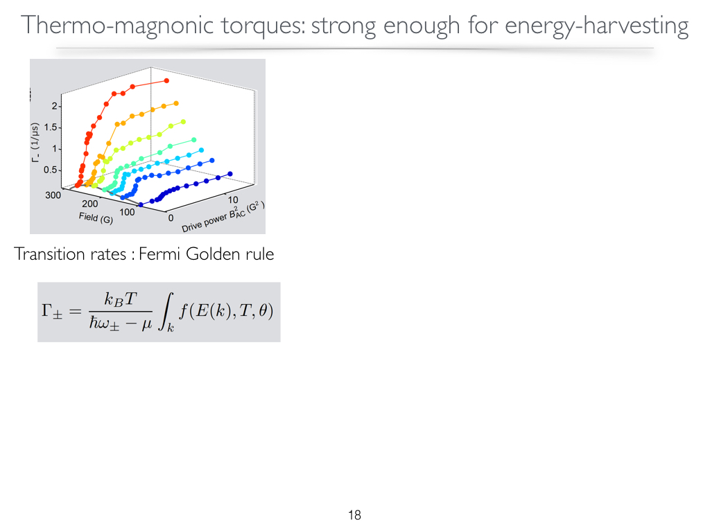 Thermo-magnonic torques:strong enough for energy-harvesting