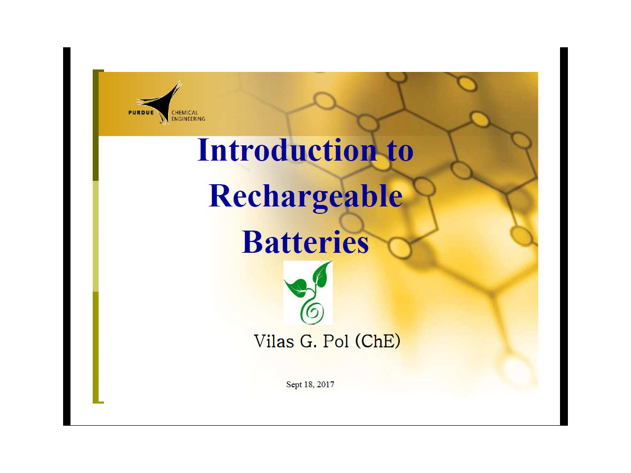 Introduction to Rechargeable Batteries