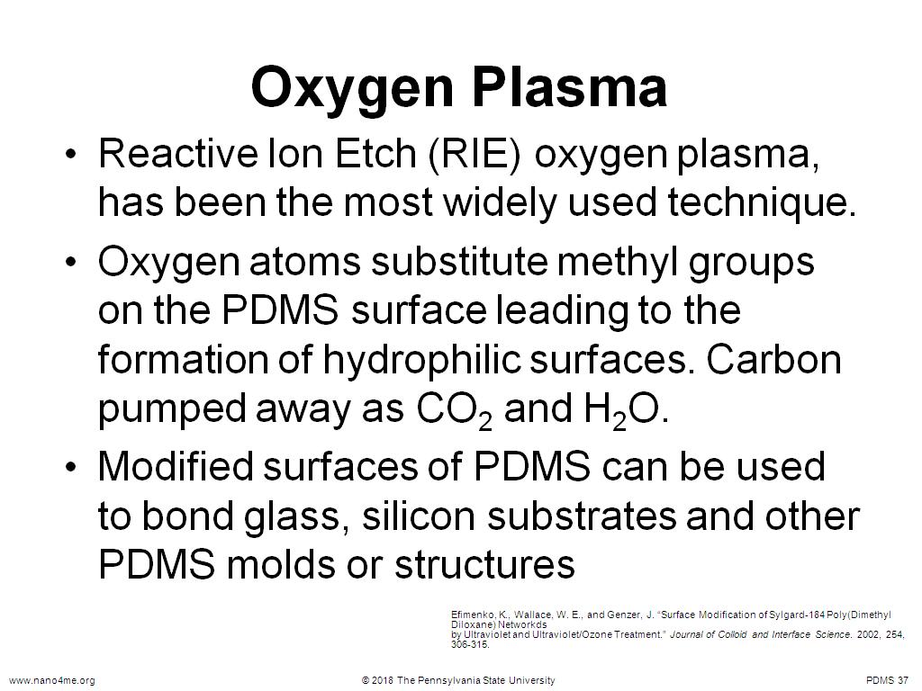 Oxygen Plasma