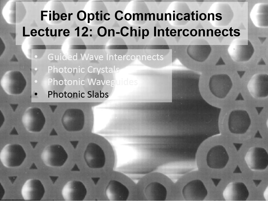 Lecture 12D: On-Chip Interconnects