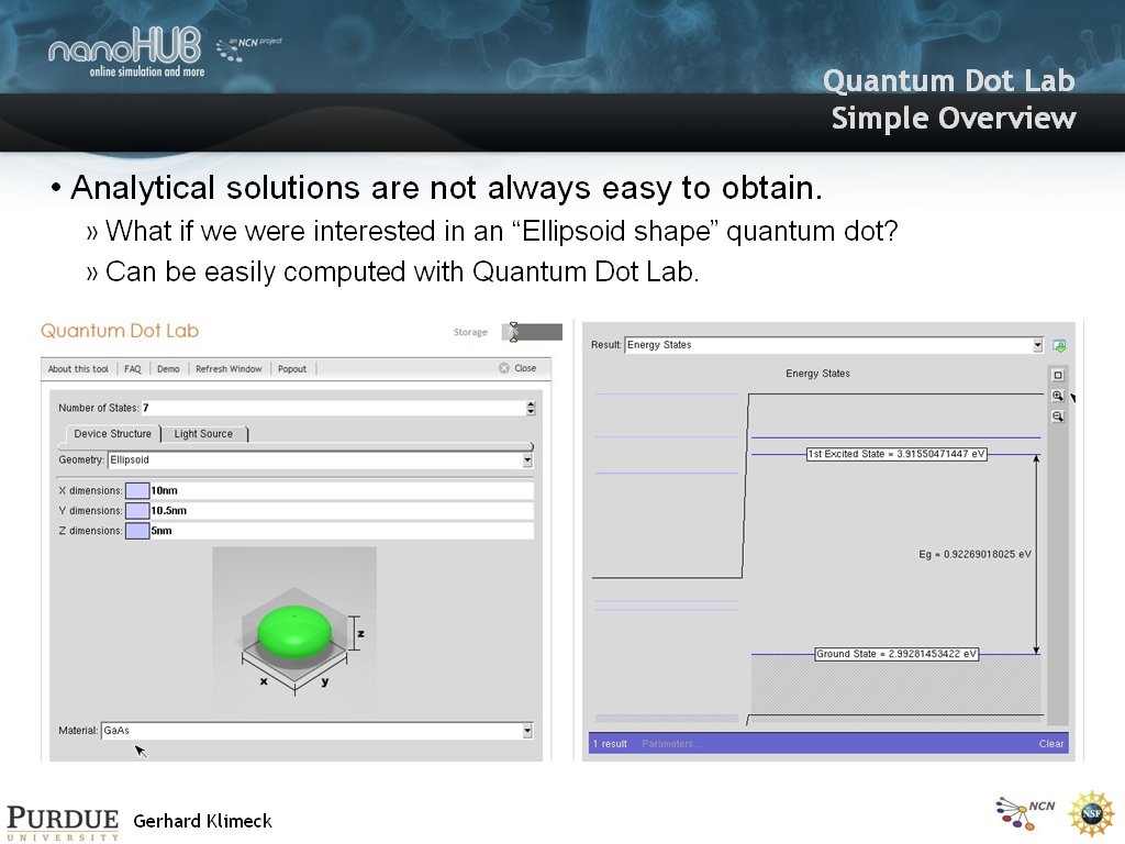 Quantum Dot Lab Simple Overview