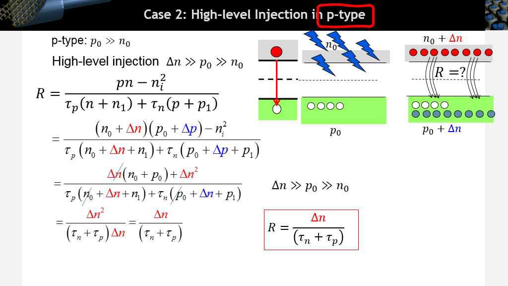 Case 2: High-level Injection in p-type