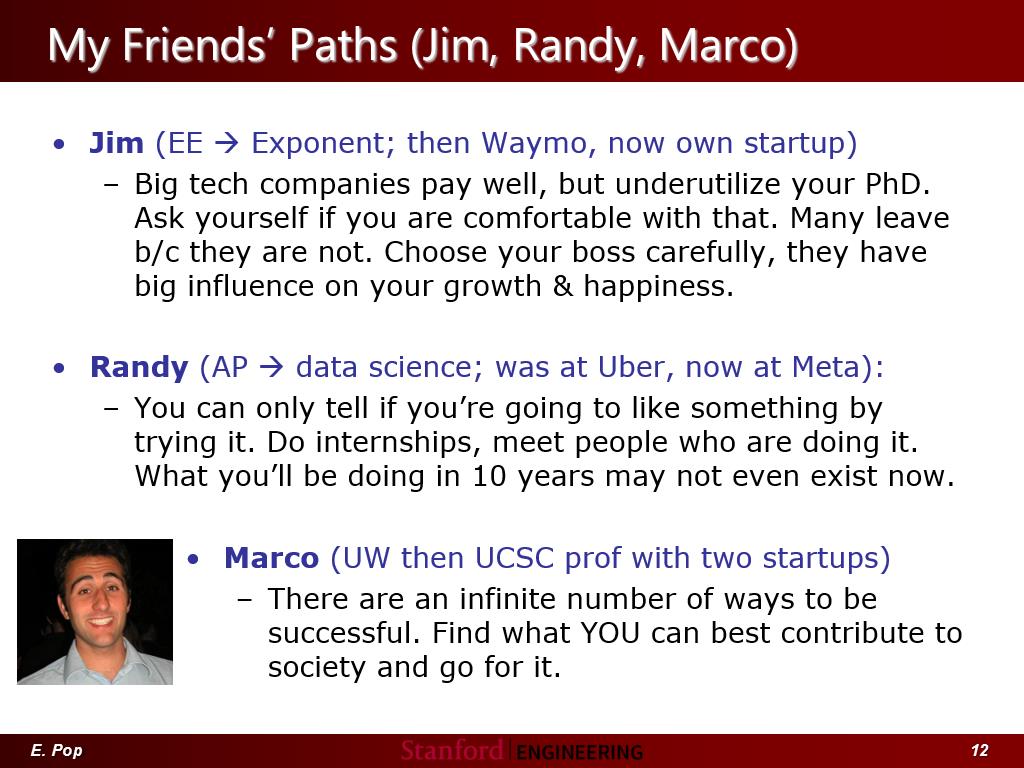 My Friends' Paths (Jim, Randy, Marco)
