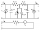 electrical and thermal equivalent circuit for a single TE segment