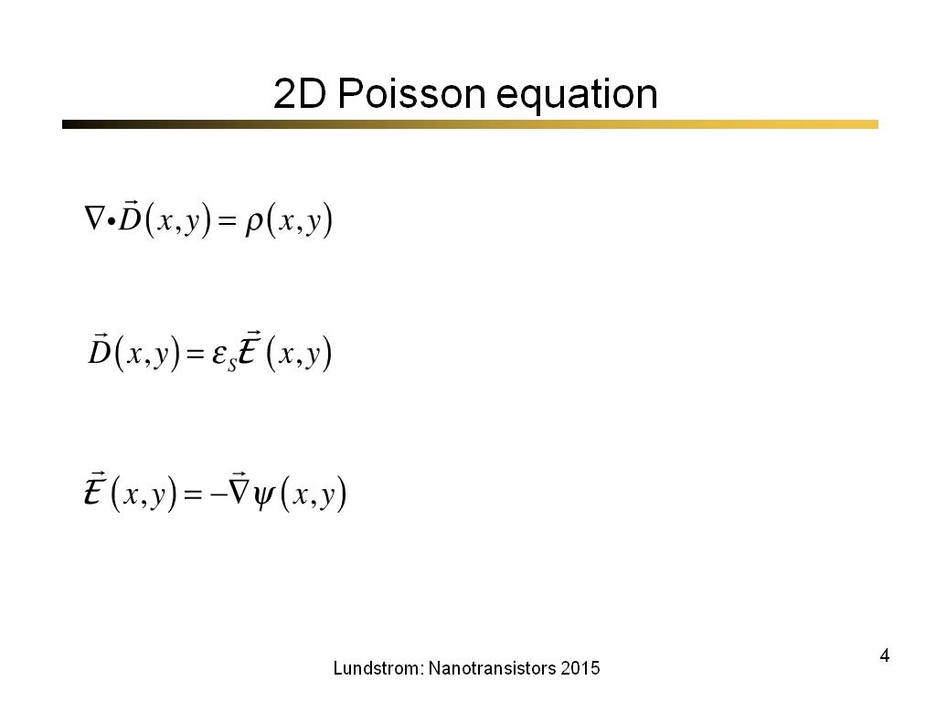 2D Poisson equation