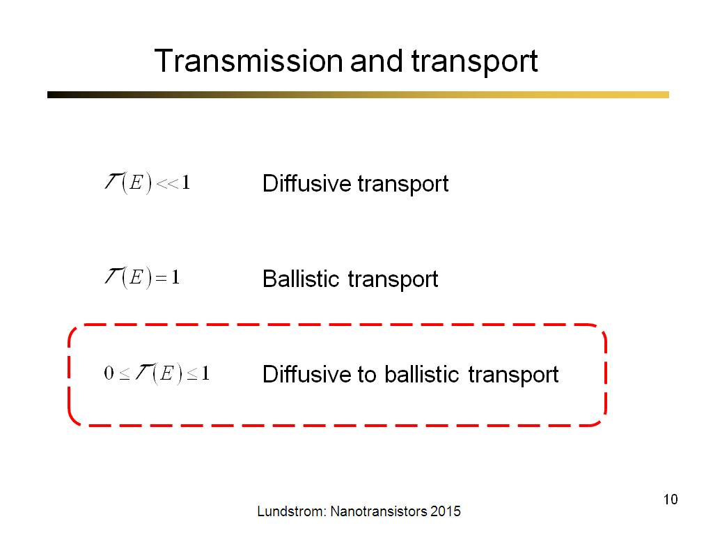 Transmission and transport