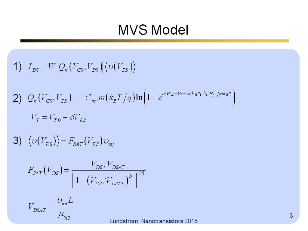 MVS Model