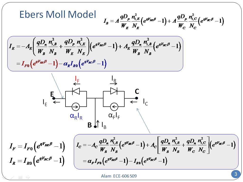 Ebers Moll Model