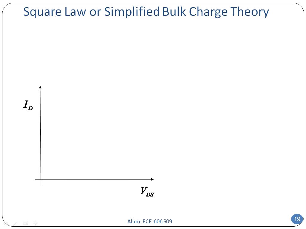 Square Law or Simplified Bulk Charge Theory