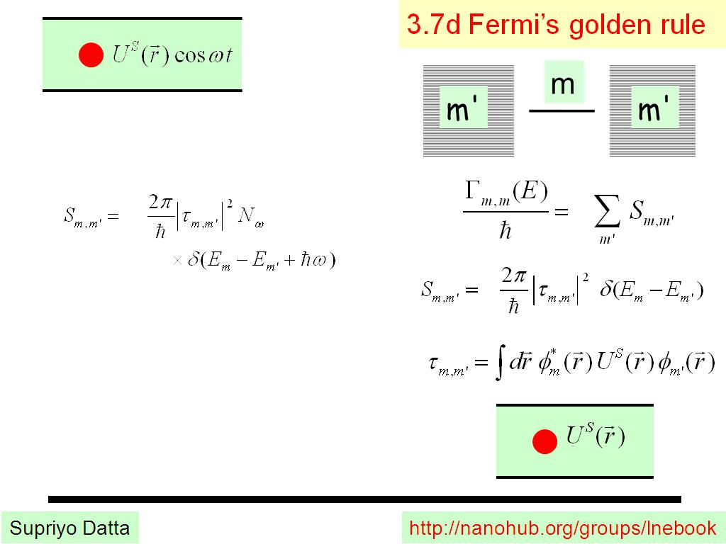 3.7d Fermi's golden rule