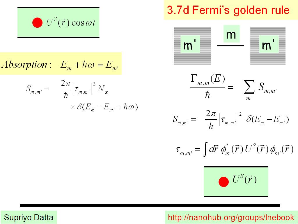 3.7d Fermi's golden rule