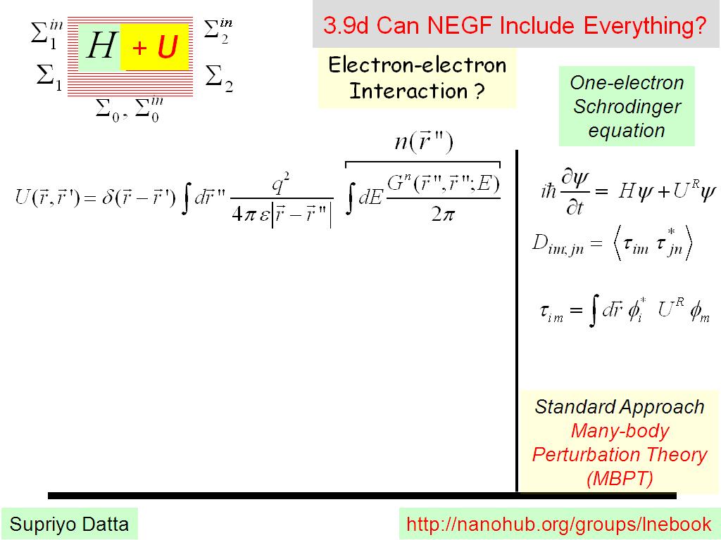 3.9d Can NEGF Include Everything?