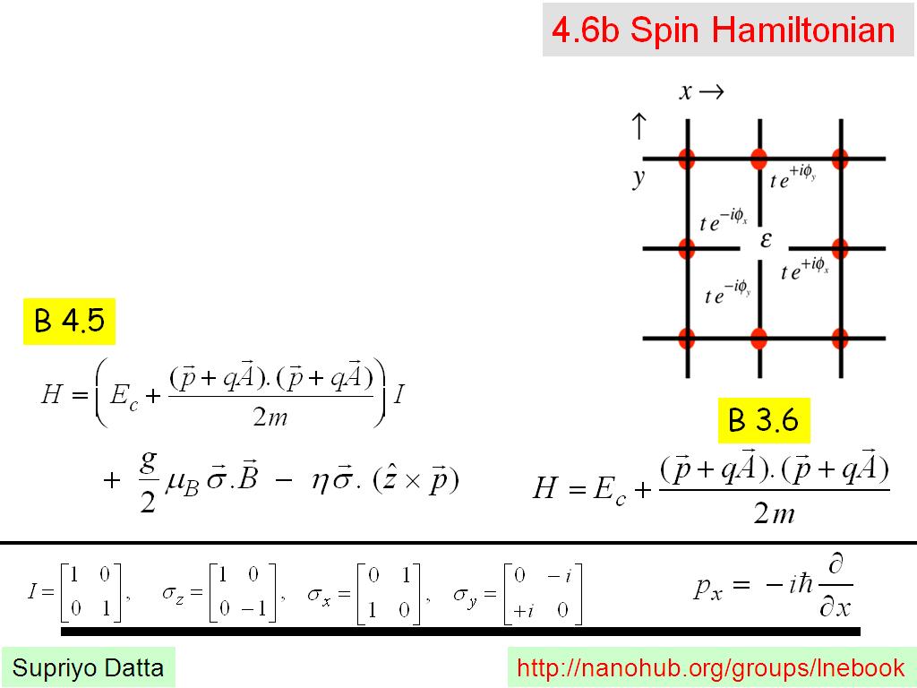 4.6b Spin Hamiltonian