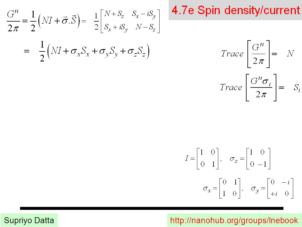 4.7e Spin density/current