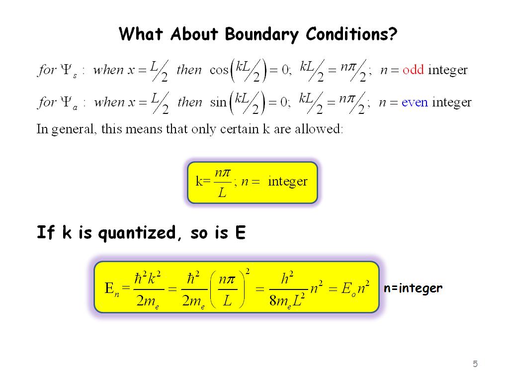 boundary conditions