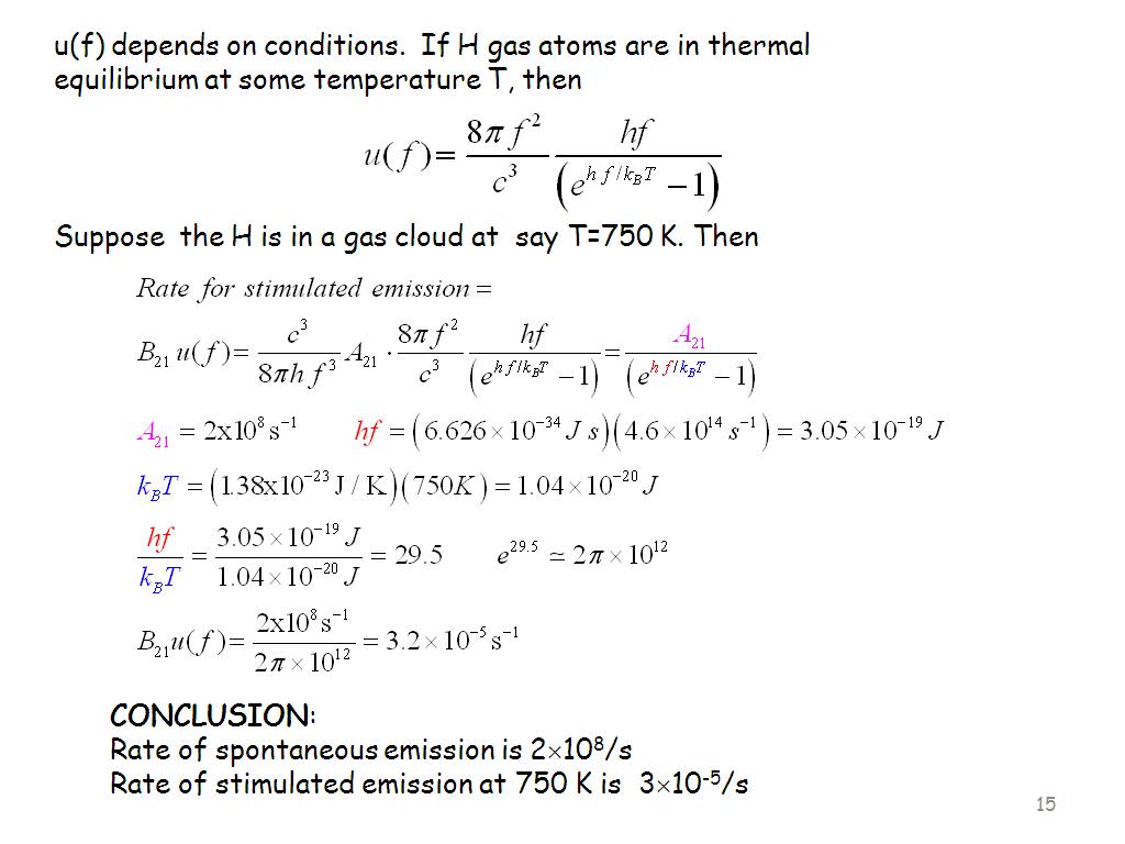 u(f) depends on conditions.