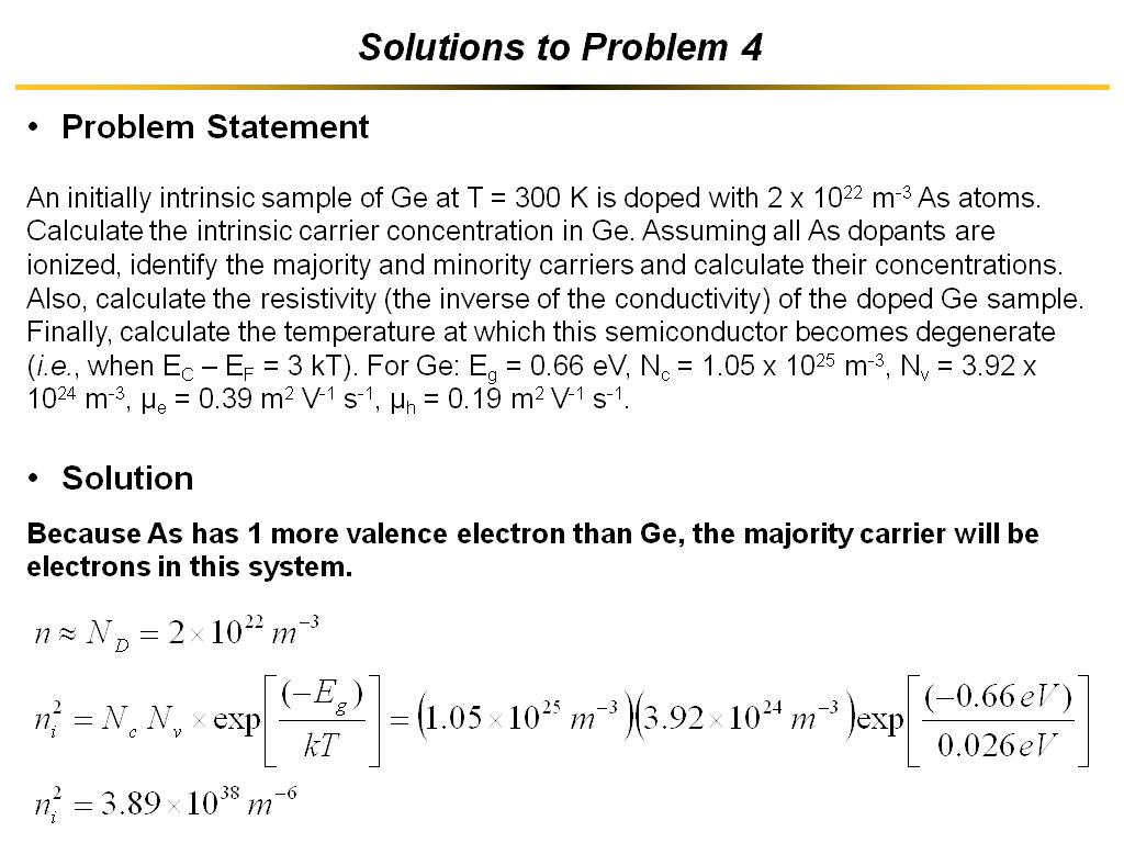 Solutions to Problem 4