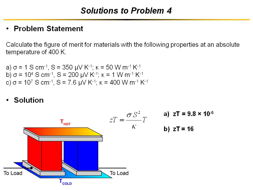 Solutions to Problem 4