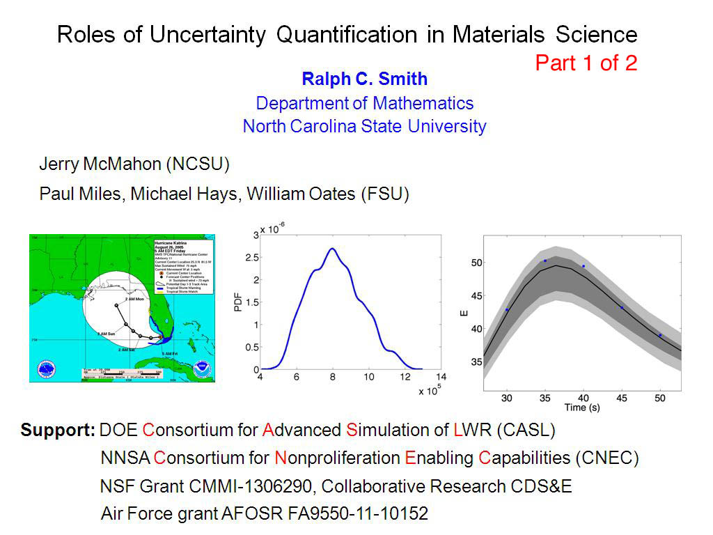 Roles of Uncertainty Quantification in Materials Science