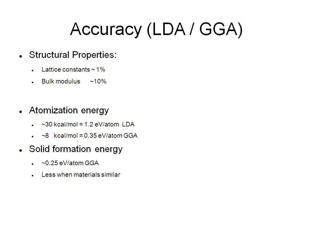 Accuracy (LDA / GGA)
