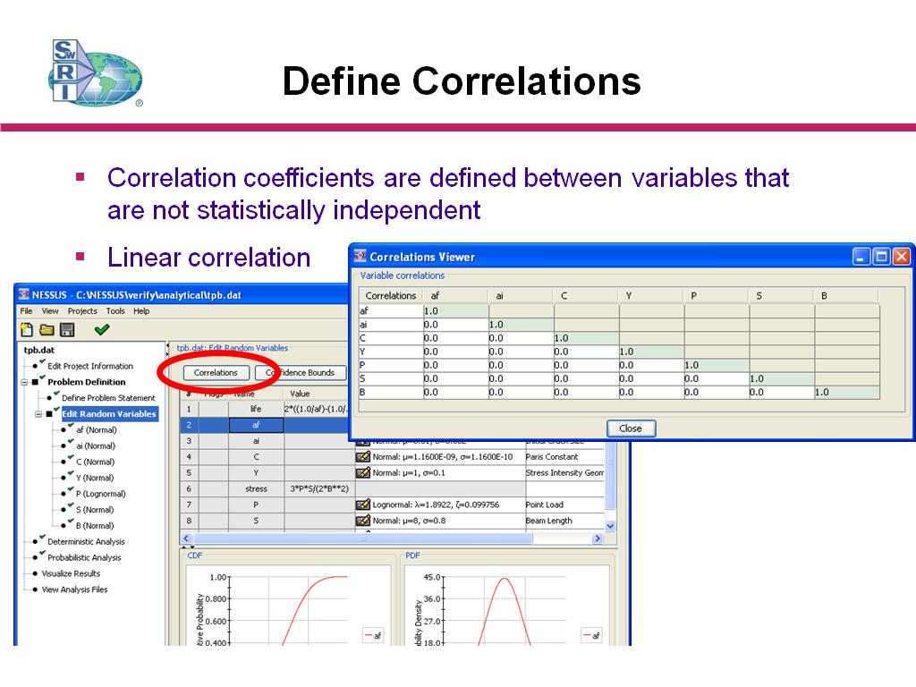 Define Correlations