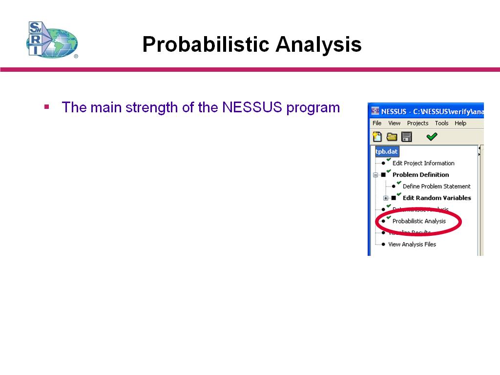 Probabilistic Analysis