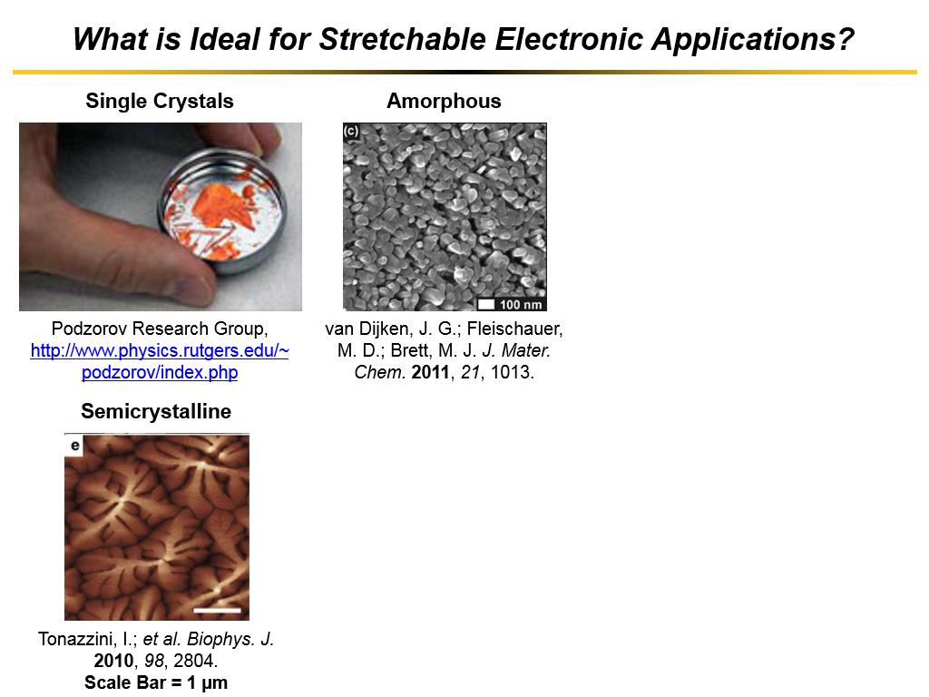 What is Ideal for Stretchable Electronic Applications?