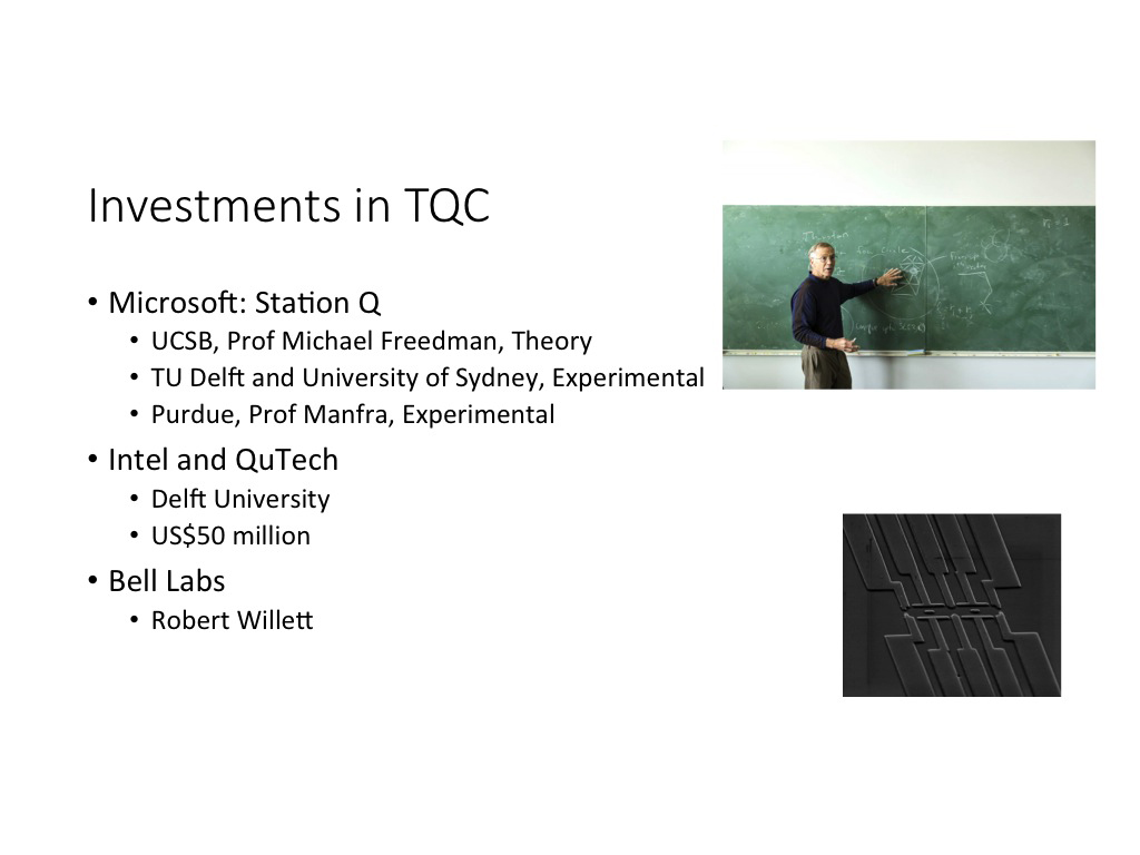 Investments in TQC