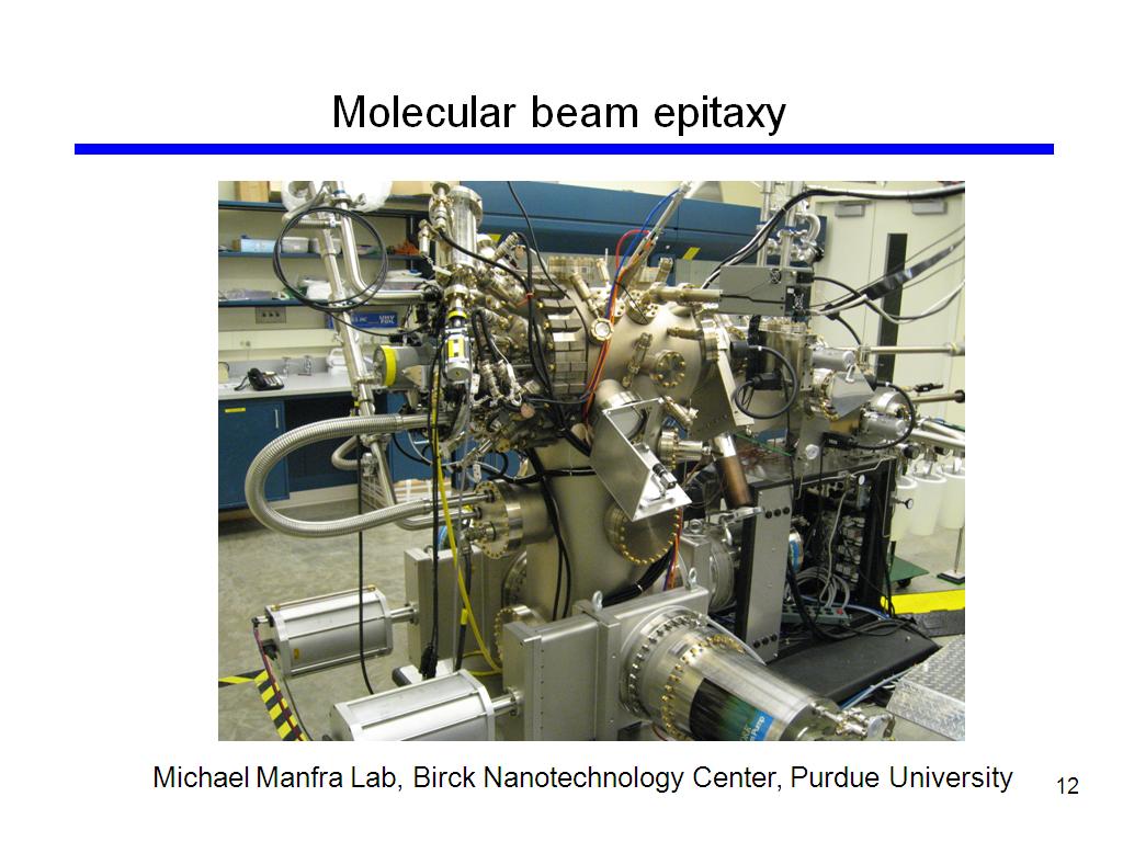 Molecular beam epitaxy
