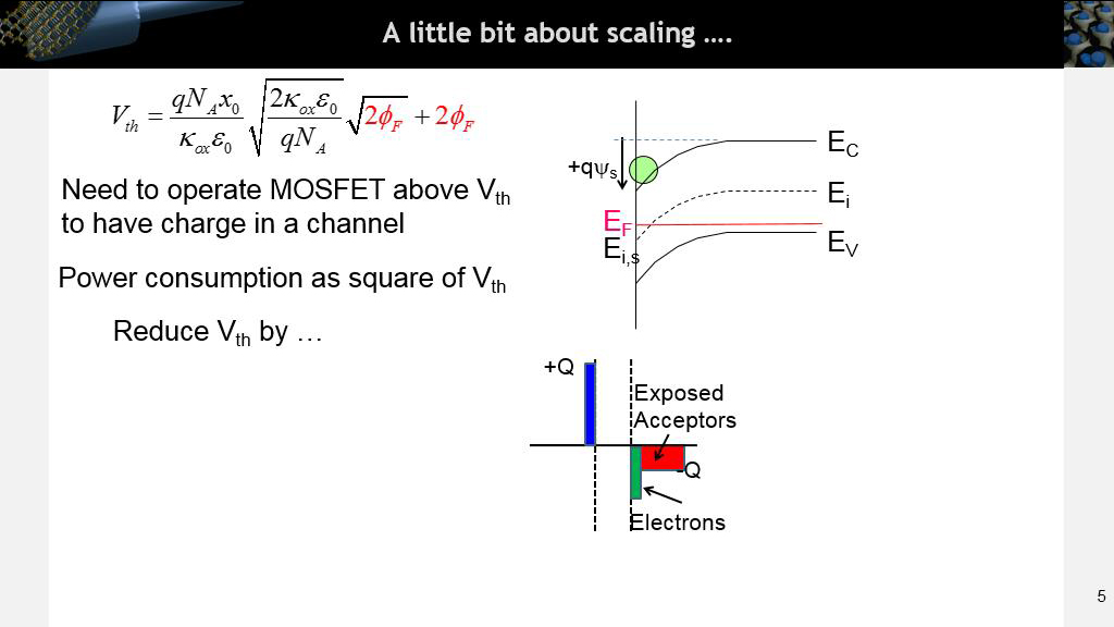 A little bit about scaling ….