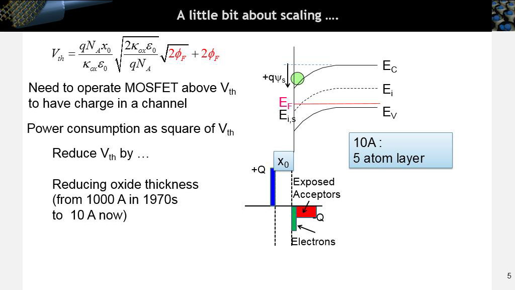 A little bit about scaling ….