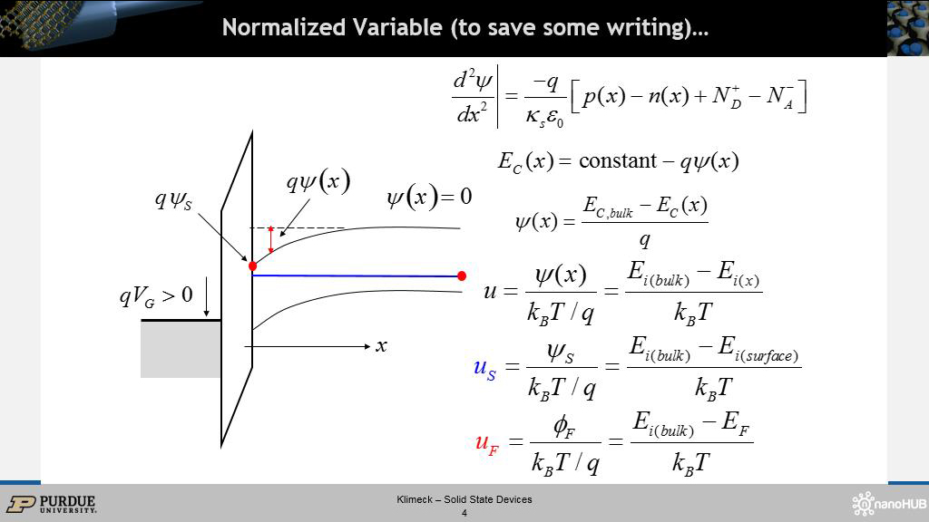 Normalized Variable (to save some writing)…
