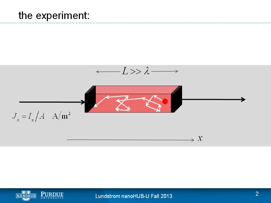 the experiment: