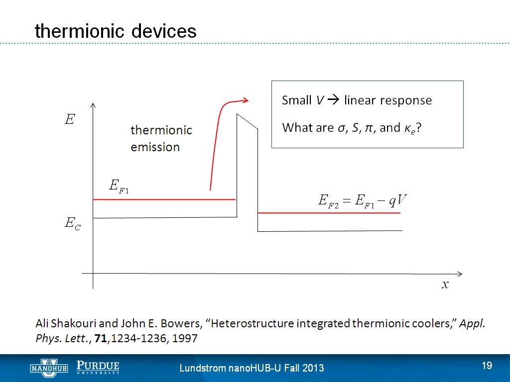 thermionic devices